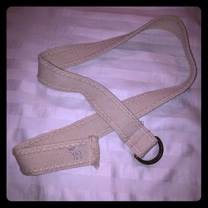 Abercrombie & Fitch canvas khaki colored belt